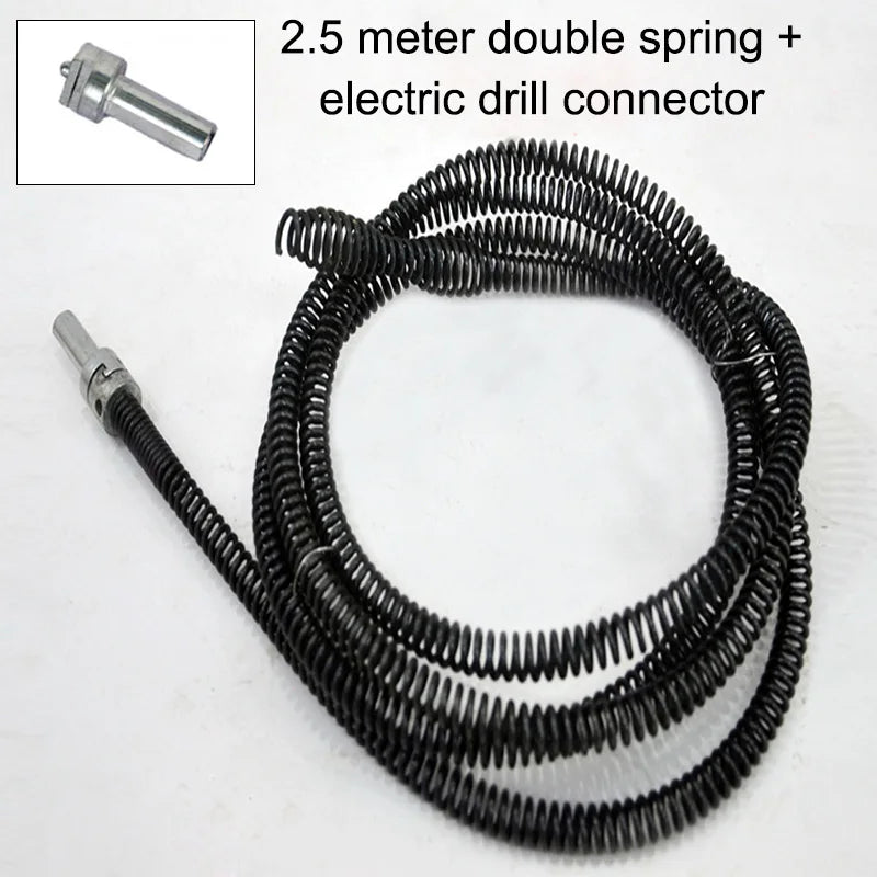 5m Drain Cleaning Snake for Kitchen & Bathroom Sinks