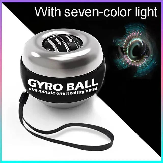 Auto-Start LED Gyroscopic Wrist Ball for Hand & Forearm Training