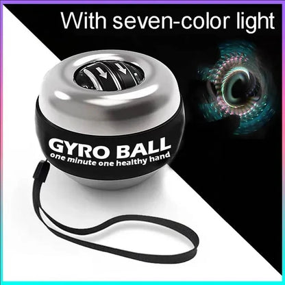 Auto-Start LED Gyroscopic Wrist Ball for Hand & Forearm Training