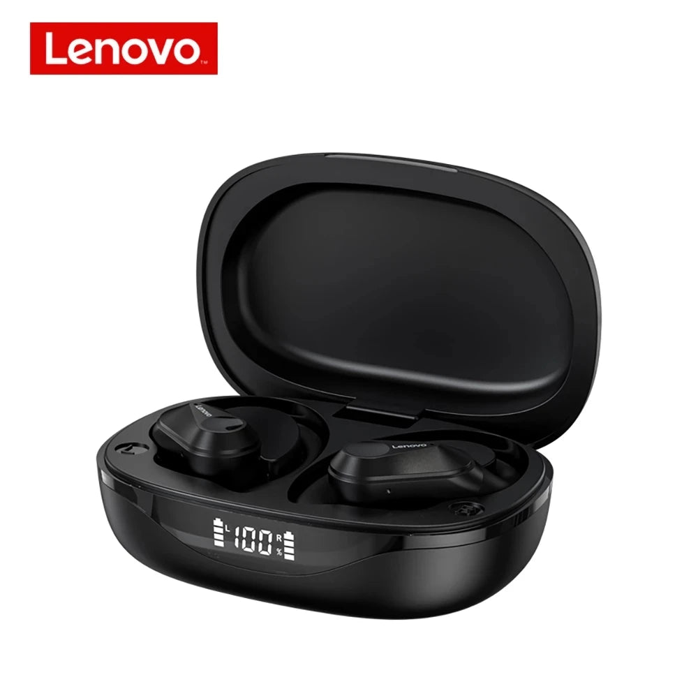 Lenovo LP75 Sports Wireless Headphones with Microphone (Button Control, LED Power Display, Hifi Stereo Sound, Bluetooth 5.3 TWS)