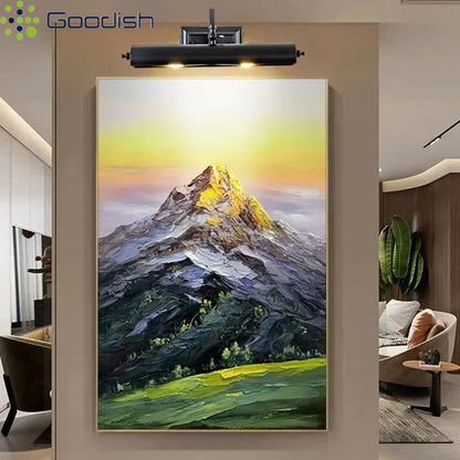 Modern Stylish Fashion Art Creative Lustre Lights Mirror Painting Head Iron LED Wall Lamp for Bedroom Home Decoration Chandelier