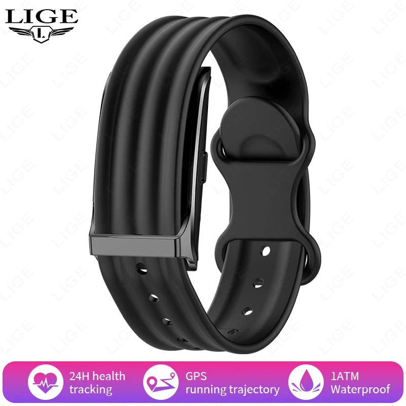 Smart Fitness Tracker with Heart Rate Monitor, Pedometer & Call Alerts for Men and Women