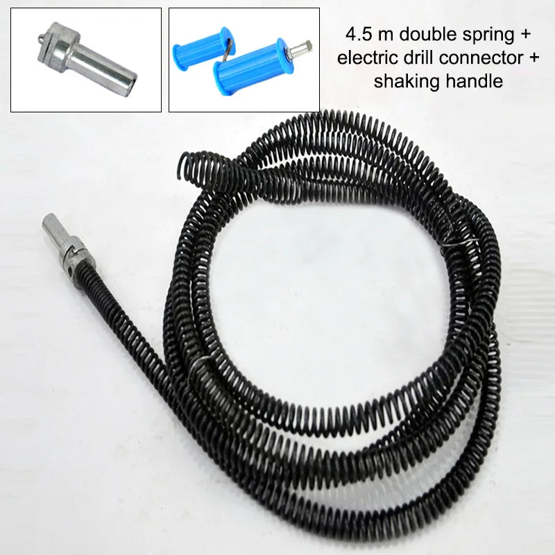 5m Drain Cleaning Snake for Kitchen & Bathroom Sinks