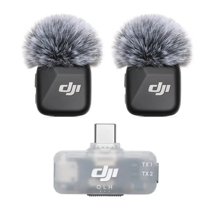DJI Microphone Mini Transmitter and Mobile Receiver Plug (for mobile recording)