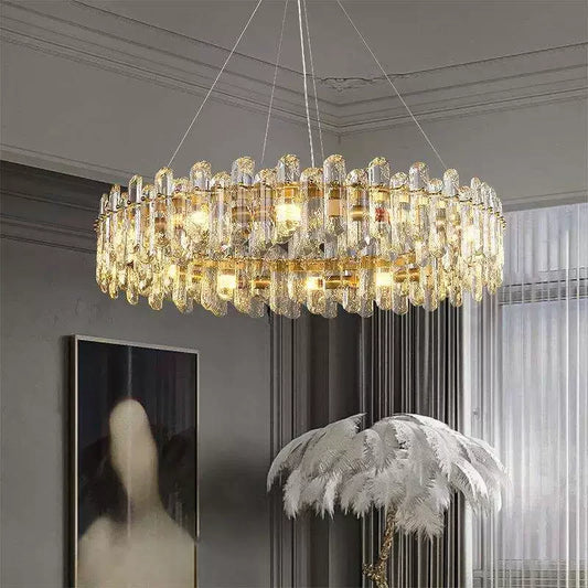 Modern Chandelier Lightsing for Ceiling Living Room Loft Villa Hotel Atmospheric High-end Pendant Lights Indoor Lighting Fixture