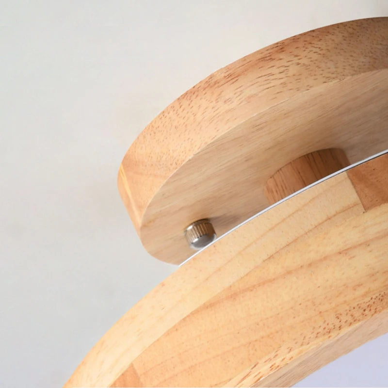 Corridor lamp Round hallway lamps Nordic porch lights wood Indoor lighting balcony ceiling light cloakroom ceiling lights