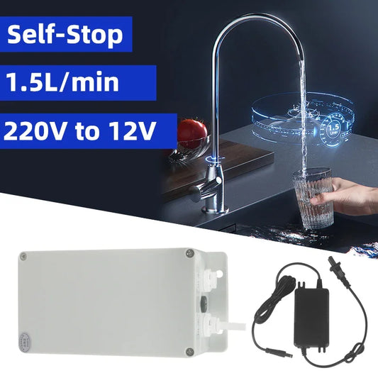 12V Electric Water Pump Faucet for Caravan & Galley Kitchens