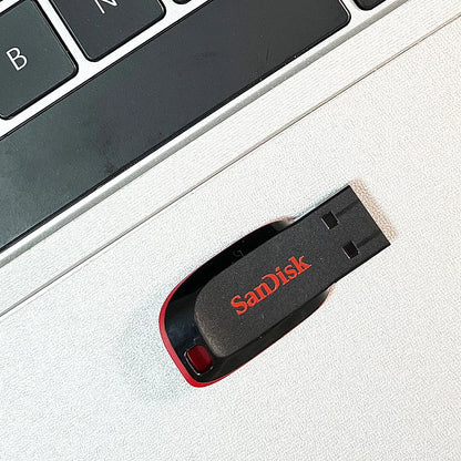 SanDisk Cruzer Blade SDCZ50 Mini USB Flash Drive 128GB 64GB 32GB 16GB Pendrive USB2.0 Flash Drive Pen Drive Memory Stick Disk
