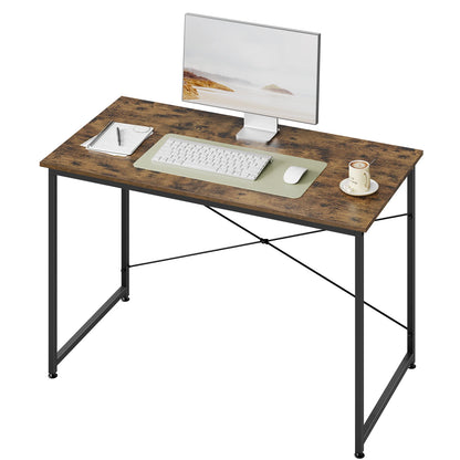 WOLTU Modern Home Office Desk with Metal Frame