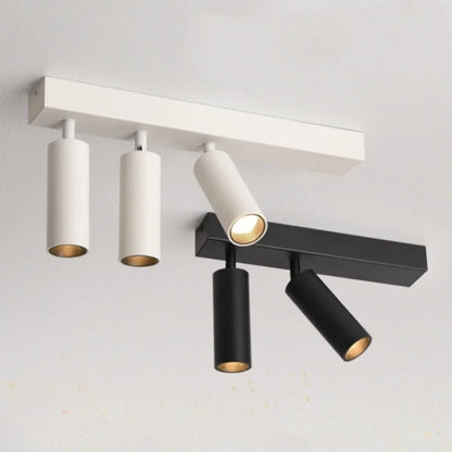 Adjustable Angle LED Surface Mounted Spotlights Suction Lights Ceiling for Home Use Cloakrooms Corridors Minimalist