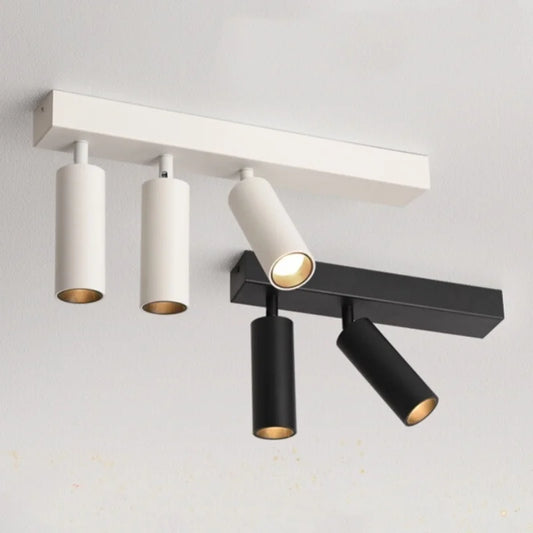 Adjustable Angle LED Surface Mounted Spotlights Suction Lights Ceiling for Home Use Cloakrooms Corridors Minimalist