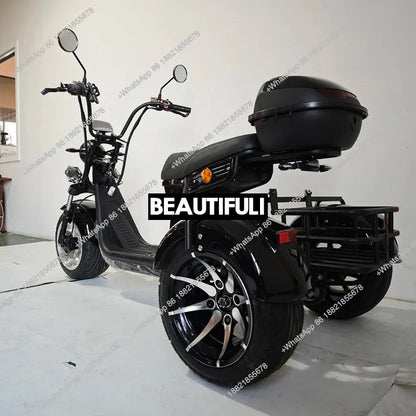 3 Wheel Bike Adult Bicycle Electric Tricycle Scooter Aluminum Materials Moped Adult 2000w Trikes 3 Wheel Motorcycle