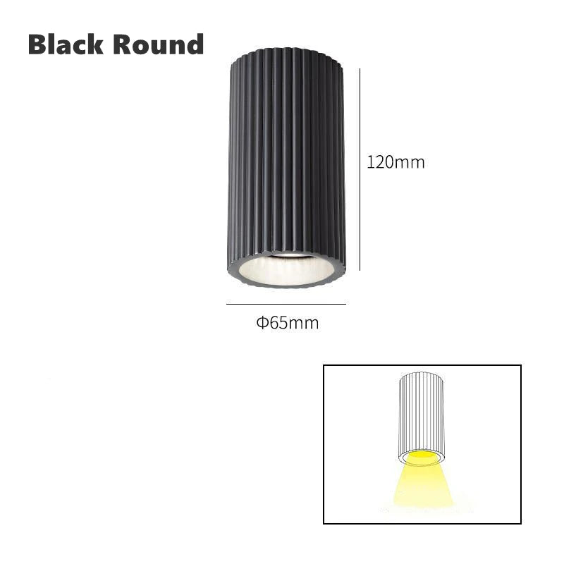 Modern Nordic LED Ceiling Downlight Minimalist Dimming Resin Grid Lamp GU10 Bulb Fitting Fixture Base Anti Glare Spot Light
