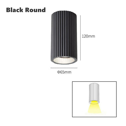Modern Nordic LED Ceiling Downlight Minimalist Dimming Resin Grid Lamp GU10 Bulb Fitting Fixture Base Anti Glare Spot Light