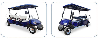 Electric Golf Cart with Cargo Bed, Two-Seater, Off-Road