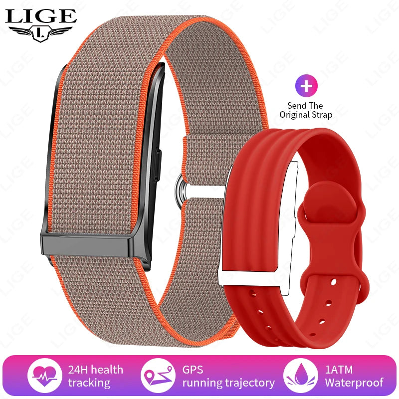 Smart Fitness Tracker with Heart Rate Monitor, Pedometer & Call Alerts for Men and Women