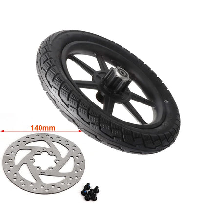 Electric Scooter Bike14 inch Front Wheel 14x2.125 Tyre 140mm/160mm Brake Disc For E-bike Folding Bicycles Motorcycle Accessories