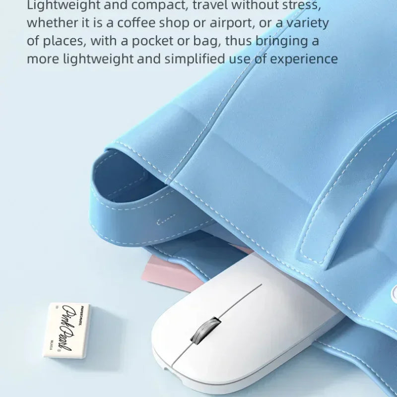 Lenovo Wireless Mouse Type-C Charging Portable Office Silent Click Ergonomic Universal Laptop Lightweight Office Game No-Noise