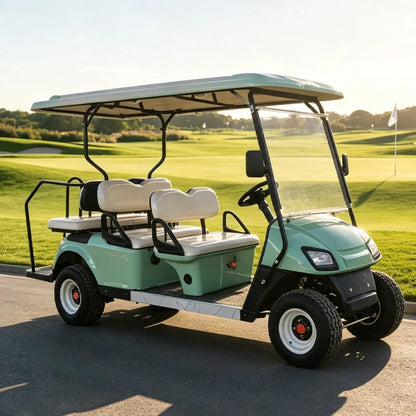 Electric Golf Cart with Cargo Bed, Two-Seater, Off-Road