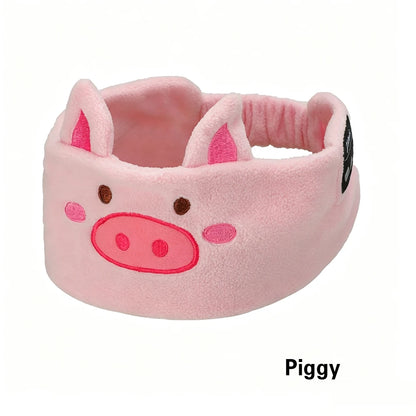 Cartoon Animal Wireless Music Earphones Sleeping Eye Mask Bluetooth Headphones V5.0 Headsets Headband For Kids Outside Sleeping