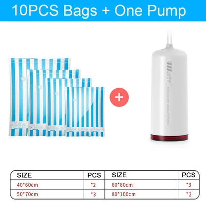 Mini USB Vacuum Sealer Pump for Food Storage, Sous Vide & Travel Packing