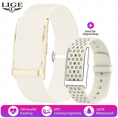 Smart Fitness Tracker with Heart Rate Monitor, Pedometer & Call Alerts for Men and Women