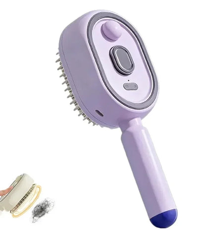 Electric Scalp Massage Brush with Spray Function & Self-Cleaning Bristles