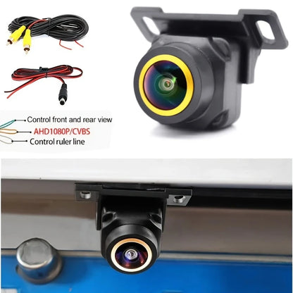 170° Wide-Angle Car Backup Camera with Night Vision & Switchable AHD/CVBS Output