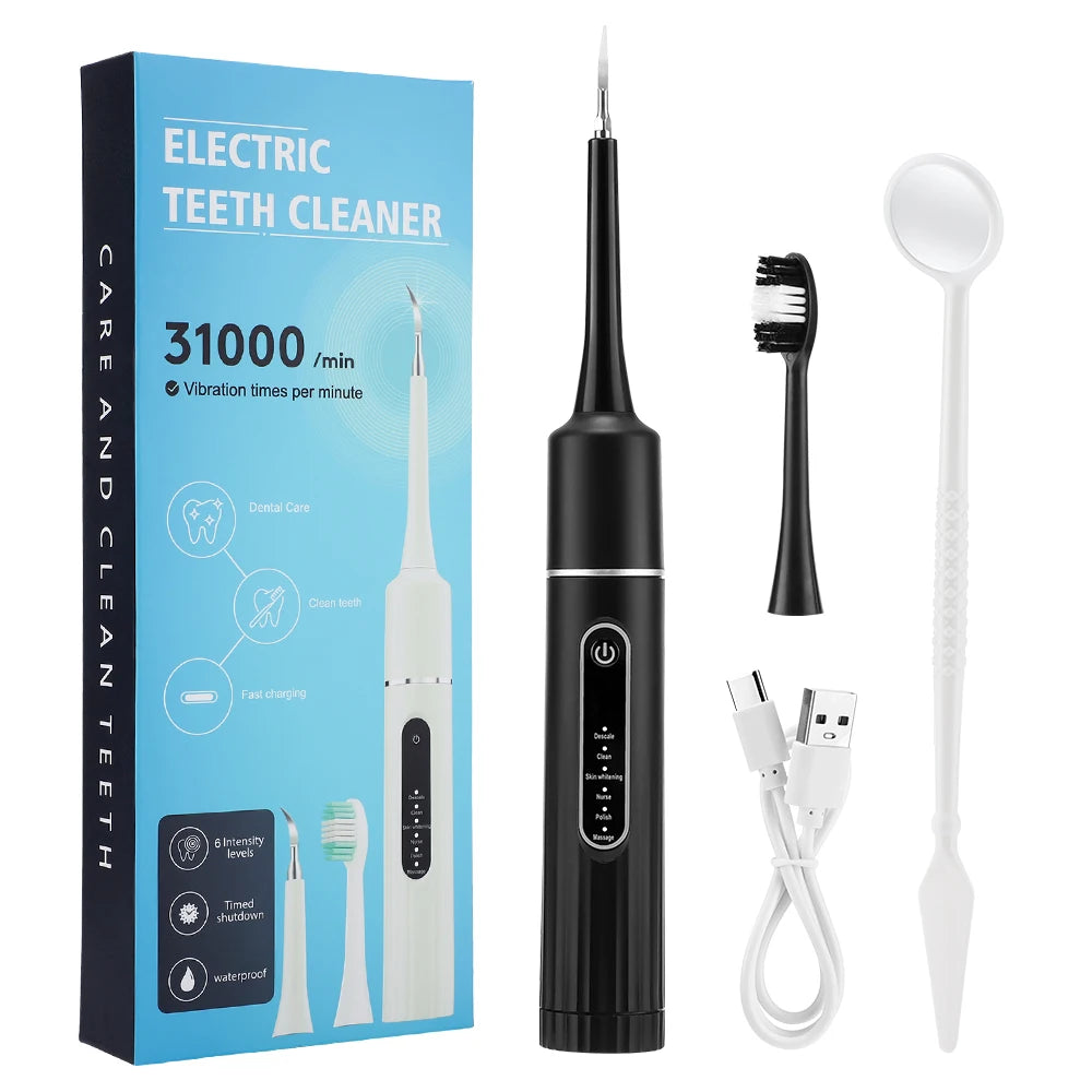 Electric Sonic Dental Scaler for Plaque, Tartar & Stain Removal