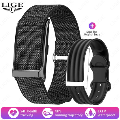 Smart Fitness Tracker with Heart Rate Monitor, Pedometer & Call Alerts for Men and Women