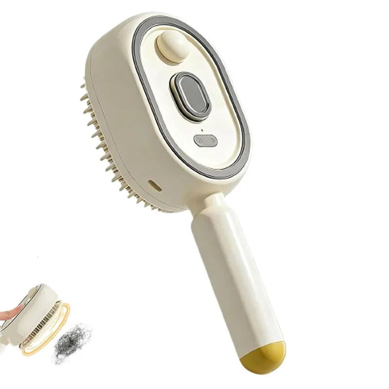Electric Scalp Massage Brush with Spray Function & Self-Cleaning Bristles