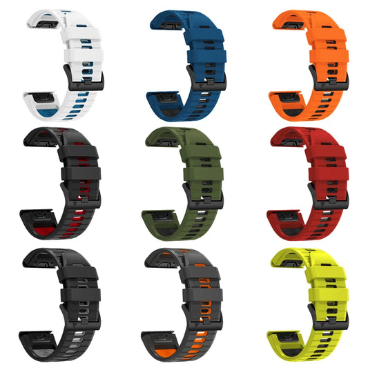 QuickFit Silicone Sport Watch Band for Garmin Fenix, Epix & Enduro | 22mm or 26mm