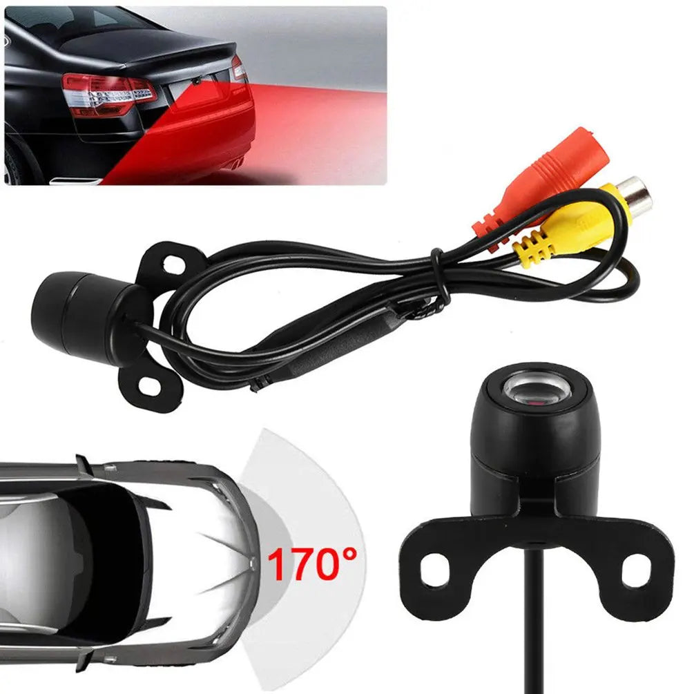 Waterproof Wide-Angle Car Camera for Front, Rear & Side Views