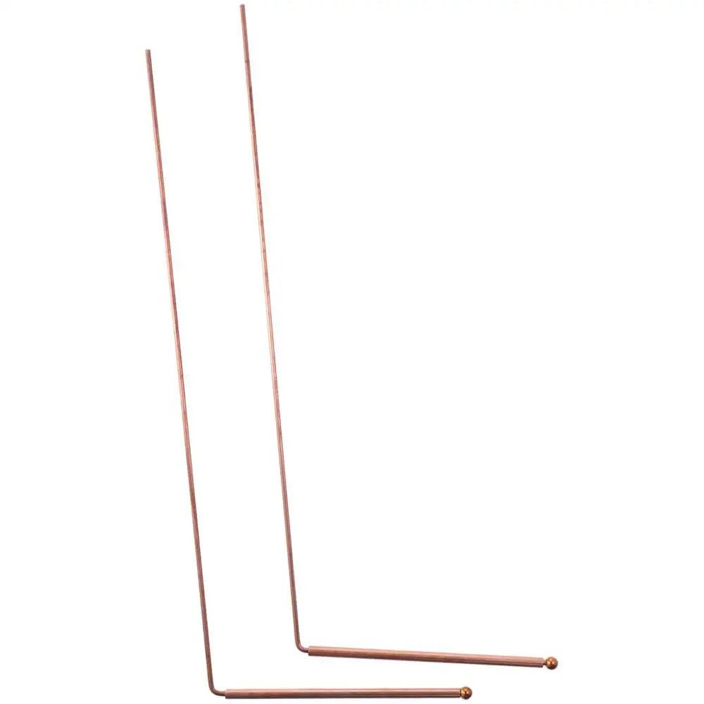 2pcs Pure Copper Dowsing Rod Ghost Hunting Equipment, Divining Rods, Portable Tool, Water Divining Witching, Energy Healing