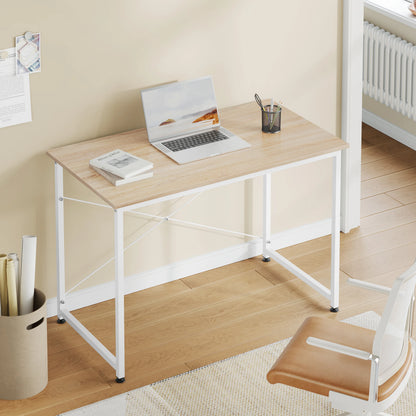 WOLTU Modern Home Office Desk with Metal Frame