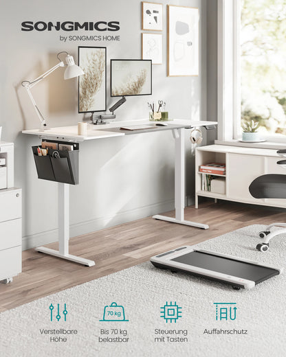 SONGMICS Electric Height-Adjustable Desk, 160 × 70 cm, 72–120 cm Height Range