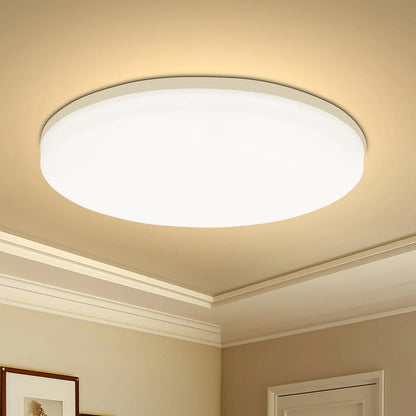 Round LED Ceiling Light Modern Home Decorative Ceiling Lighting Fixture 18/24/36/48W Living Room Bedroom Indoor Kitchen Lighting