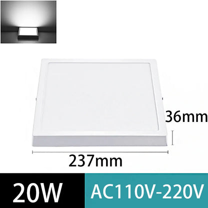 Led Ceiling Lamp 110-265V Ultra Thin Panel Led Light for Living Room Bedroom Indoor Lighting 20W 30W Square Round Ceiling Lights