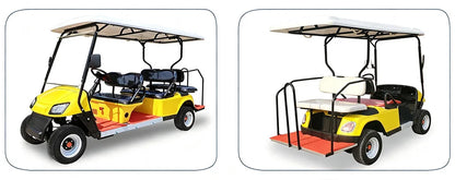 Electric Golf Cart with Cargo Bed, Two-Seater, Off-Road
