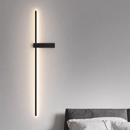 Hardwired Wall Sconces Modern LED Wall Lighting Fixtures for Bedroom Living Room Interior Wall Lamps for Corridor Kitchen Black