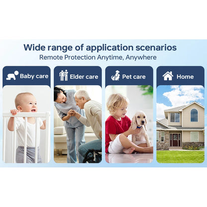 New 4K HD Camera WiFi Wireless Monitor Night Vision Remote Motion Detecting Camcorders Security Protection Indoor Surveillance