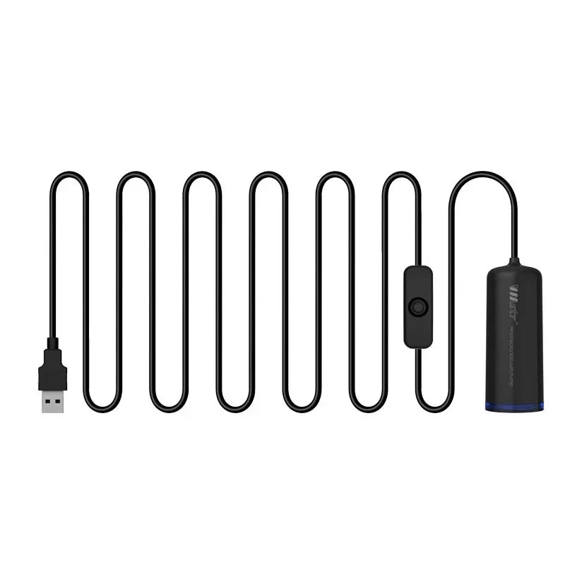 Mini USB Vacuum Sealer Pump for Food Storage, Sous Vide & Travel Packing
