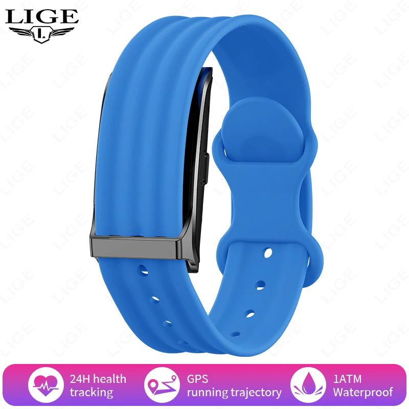 Smart Fitness Tracker with Heart Rate Monitor, Pedometer & Call Alerts for Men and Women