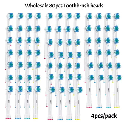 Sensitive Replacement Toothbrush Heads Compatible with Oral-B, 20-Pack