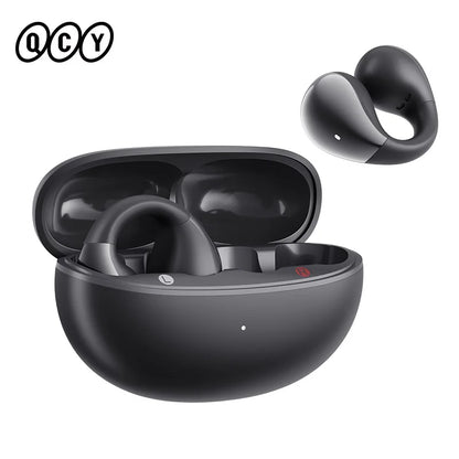 QCY Crossky C30 Open Ear Wireless Earphones Bluetooth 5.4 Spatial Audio Stable Fit OWS Earbuds 4 Mic ENC Multi-Point Connection
