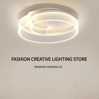 Modern Minimalist LED Ceiling Chandeliers Lamps Cream Eye Protection Pendant Lights Home Decor Bedroom Dinning Lighting Fixtures