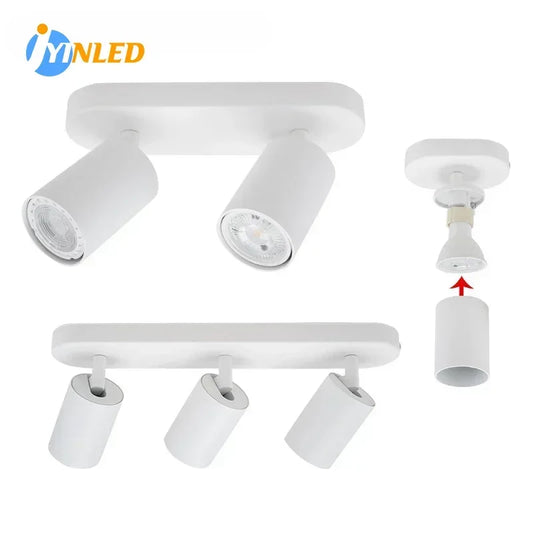 Modern Nordic White Light Fixtures LED Ceiling Light GU10 Down Light for Kitchen Living Room Bedroom Surface Mount Ceiling Lamp