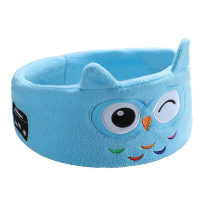 Cartoon Animal Wireless Music Earphones Sleeping Eye Mask Bluetooth Headphones V5.0 Headsets Headband For Kids Outside Sleeping