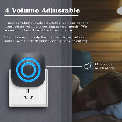 Wireless Motion Detector Sensor Alarm for Driveway Home Security Business Indoor Outdoor Weatherproof Motion Sensor Alarm