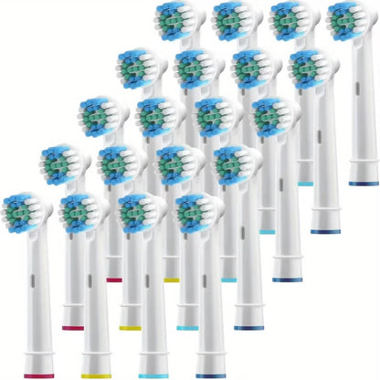 Sensitive Replacement Toothbrush Heads Compatible with Oral-B, 20-Pack
